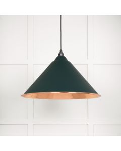 From The Anvil 49503DI Hammered Copper Hockley Pendant in Dingle Hammered Copper