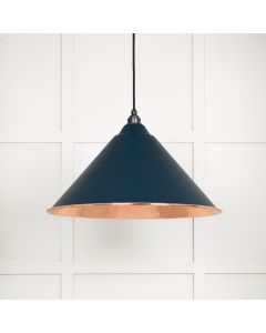 From The Anvil 49503DU Hammered Copper Hockley Pendant in Dusk Hammered Copper