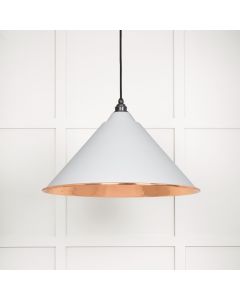 From The Anvil 49503F Hammered Copper Hockley Pendant in Flock Hammered Copper