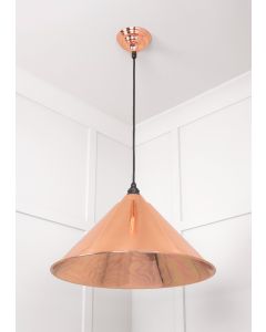 From The Anvil 49503S Smooth Copper Hockley Pendant Smooth Copper