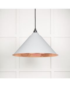 From The Anvil 49503SF Smooth Copper Hockley Pendant in Flock Smooth Copper