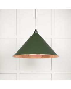 From The Anvil 49503SH Smooth Copper Hockley Pendant in Heath Smooth Copper