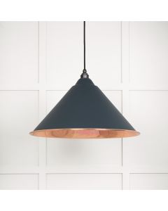 From The Anvil 49503SSO Smooth Copper Hockley Pendant in Soot Smooth Copper