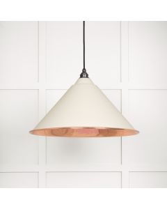 From The Anvil 49503STE Smooth Copper Hockley Pendant in Teasel Smooth Copper