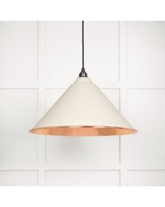 From The Anvil 49503TE Hammered Copper Hockley Pendant in Teasel Hammered Copper