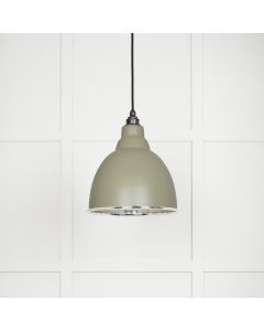 From The Anvil 49504TU Smooth Nickel Brindley Pendant in Tump Smooth Nickel
