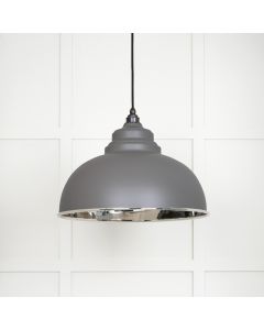 From The Anvil 49505BL Smooth Nickel Harborne Pendant in Bluff Smooth Nickel