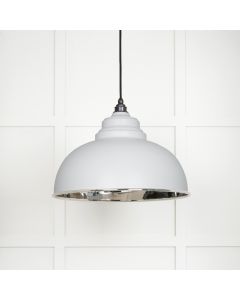 From The Anvil 49505F Smooth Nickel Harborne Pendant in Flock Smooth Nickel