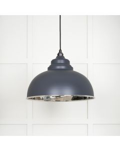 From The Anvil 49505SL Smooth Nickel Harborne Pendant in Slate Smooth Nickel