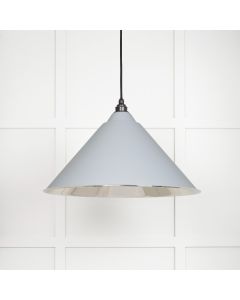 From The Anvil 49506BI Smooth Nickel Hockley Pendant in Birch Smooth Nickel