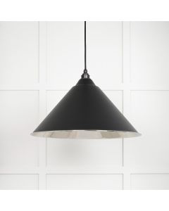 From The Anvil 49506EB Smooth Nickel Hockley Pendant in Elan Black Smooth Nickel