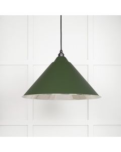 From The Anvil 49506H Smooth Nickel Hockley Pendant in Heath Smooth Nickel