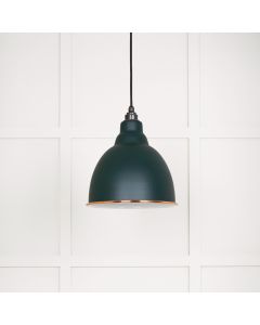 From The Anvil 49507DI White Gloss Brindley Pendant in Dingle Accent