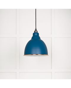 From The Anvil 49507U White Gloss Brindley Pendant in Upstream Accent