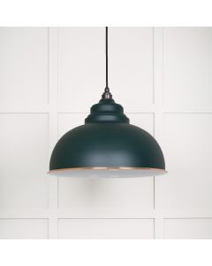 From The Anvil 49508DI White Gloss Harborne Pendant in Dingle Accent