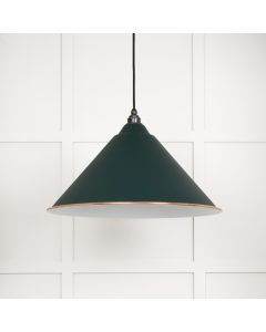 From The Anvil 49510DI White Gloss Hockley Pendant in Dingle Accent