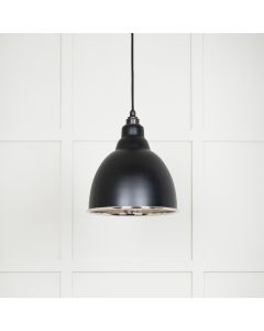 From The Anvil 49511EB Hammered Nickel Brindley Pendant in Elan Black Hammered Nickel