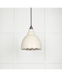 From The Anvil 49511TE Hammered Nickel Brindley Pendant in Teasel Hammered Nickel