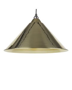 From The Anvil 49524 Smooth Brass Hockley Pendant