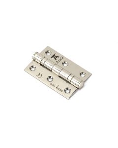 From The Anvil 49581 Polished Nickel 3 Ball Bearing Butt Hinge pair ss Polished Nickel