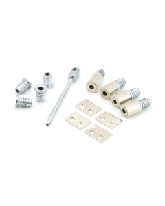From The Anvil 49590 Polished Nickel Secure Stops (Pack of 4)