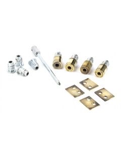 From The Anvil 49592 Aged Brass Secure Stops (Pack of 4) Aged Brass