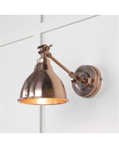 From the Anvil Smooth Copper Brindley Wall Light 49714