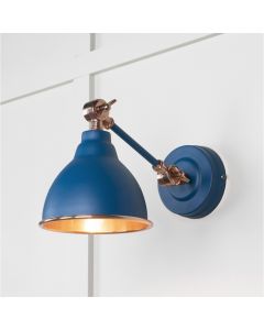From the Anvil Smooth Copper Brindley Wall Light in Upstream 49714SU