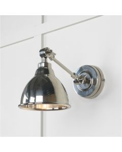 From the Anvil Smooth Nickel Brindley Wall Light 49715