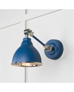 From the Anvil Smooth Nickel Brindley Wall Light in Upstream 49715SU