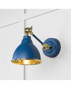 From the Anvil Smooth Brass Brindley Wall Light in Upstream 49716SU