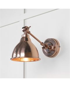 From the Anvil Hammered Copper Brindley Wall Light 49717