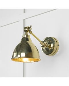 From the Anvil Hammered Brass Brindley Wall Light 49719