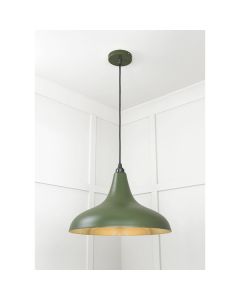 From the Anvil Smooth Brass Frankley Pendant in Heath 49722SH