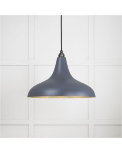 From the Anvil Smooth Brass Frankley Pendant in Slate 49722SSL