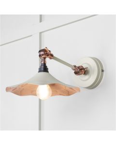 From the Anvil Smooth Copper Flora Wall Light in Teasel 49723STE