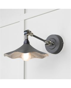 From the Anvil Smooth Nickel Flora Wall Light in Bluff 49724SBL