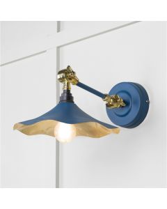 From the Anvil Smooth Brass Flora Wall Light in Upstream 49725SU