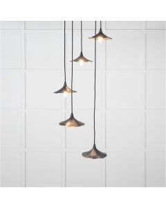 From the Anvil Smooth Copper Flora Cluster Pendant in Dusk 49726SDU