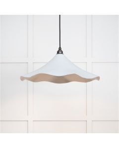 From the Anvil Smooth Nickel Flora Pendant in Birch 49730SBI