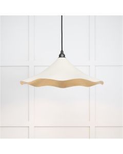From the Anvil Smooth Brass Flora Pendant in Teasel 49731STE