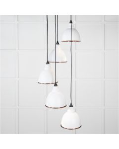 From the Anvil Smooth Copper Brindley Cluster Pendant in Flock 49736SF