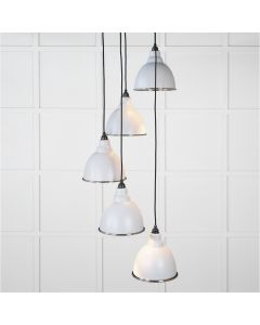 From the Anvil Smooth Nickel Brindley Cluster Pendant in Birch 49737SBI