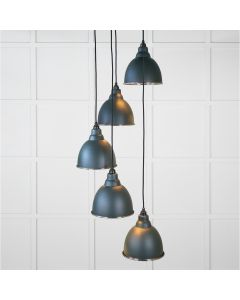 From the Anvil Smooth Nickel Brindley Cluster Pendant in Dingle 49737SDI