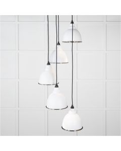 From the Anvil Smooth Nickel Brindley Cluster Pendant in Flock 49737SF