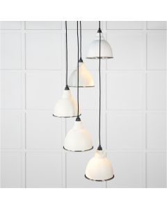 From the Anvil Smooth Nickel Brindley Cluster Pendant in Teasel 49737STE