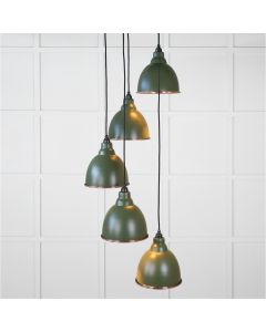 From the Anvil Hammered Copper Brindley Cluster Pendant in Heath 49739SH
