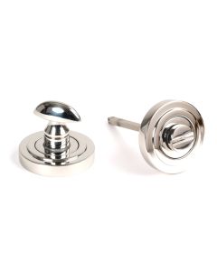 From The Anvil 49861 Polished Marine SS (316) Round Thumbturn Set (Art Deco) Polished Marine SS (316)