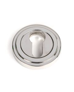 From The Anvil 49877 Polished Marine SS (316) Round Euro Escutcheon (Art Deco) Polished Marine SS (316)