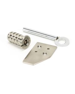 From The Anvil 49920 Polished Nickel Key-Flush Sash Stop